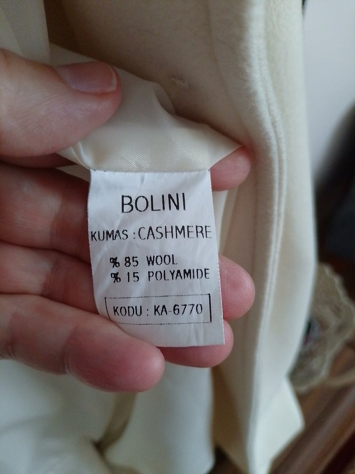 Yünlü kısa manto - Görsel 4