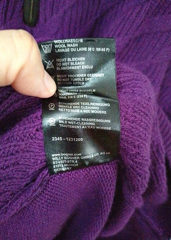 Bogner saf yün kazak - Görsel 6