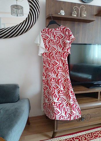 Kırmızı muhteşem elbise - Görsel 7