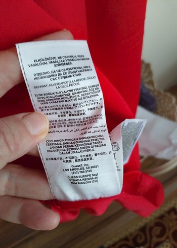 Dantel Detaylı Kırmızi elbise - Görsel 6