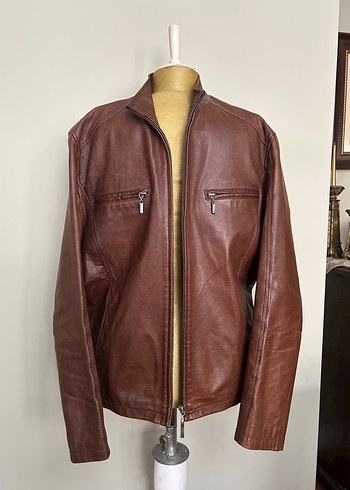Derimod markanın orijinal erkek deri ceketi - Görsel 8