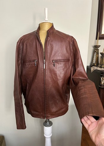 Derimod markanın orijinal erkek deri ceketi - Görsel 3
