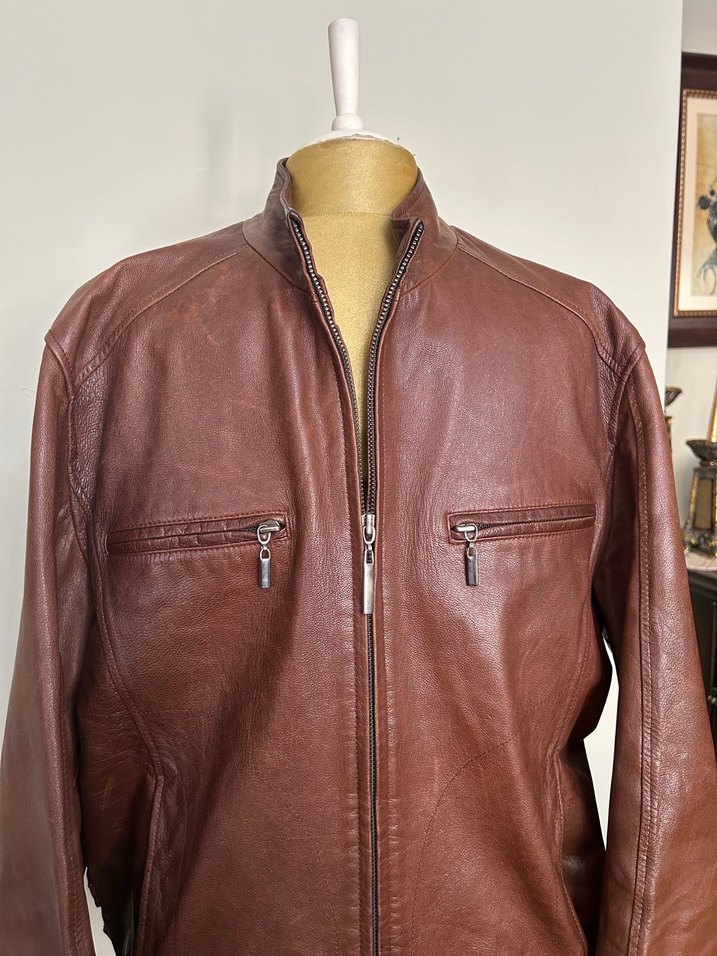 Derimod markanın orijinal erkek deri ceketi - Görsel 2