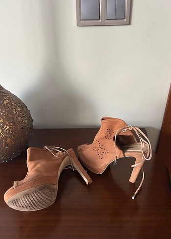 Hotiç markanın süet platform ayakkabısı - Görsel 6