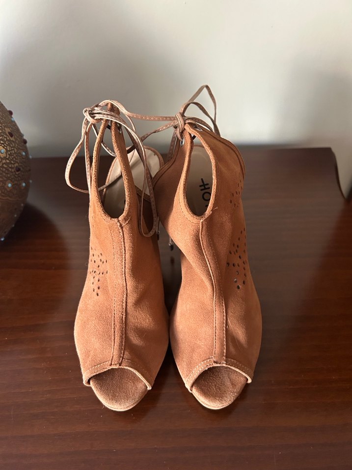 Hotiç markanın süet platform ayakkabısı - Görsel 3