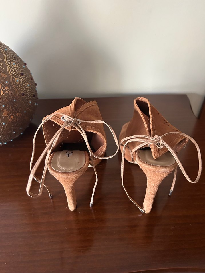 Hotiç markanın süet platform ayakkabısı - Görsel 4