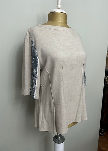 Derishow markanın bej bluzu - Görsel 8