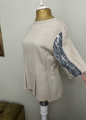 Derishow markanın bej bluzu - Görsel 2