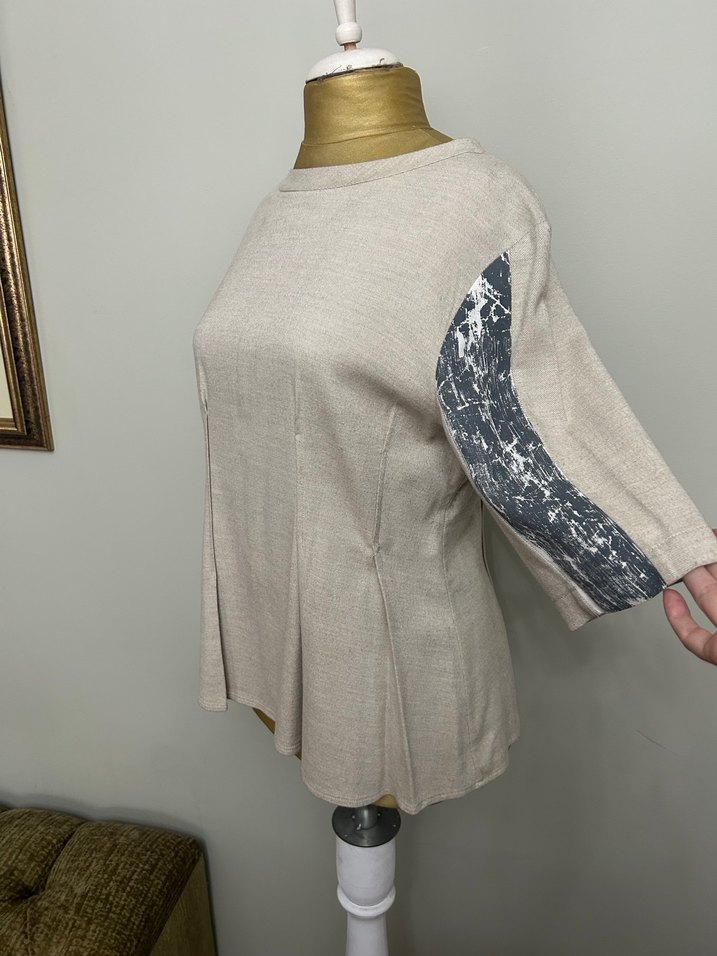 Derishow markanın bej bluzu - Görsel 2