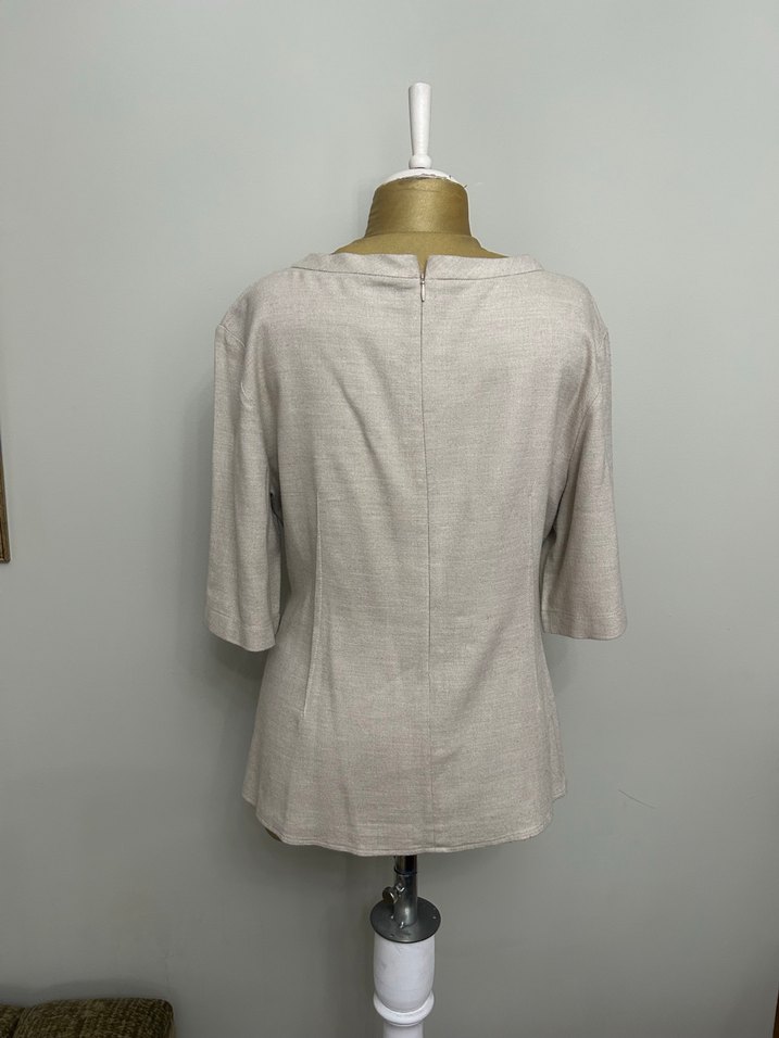 Derishow markanın bej bluzu - Görsel 5