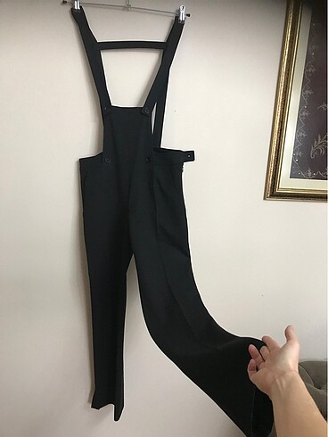 Derishow markanın siyah bahçıvan modeli pantolonu