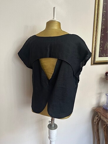 Derishow markanın siyah bluzu