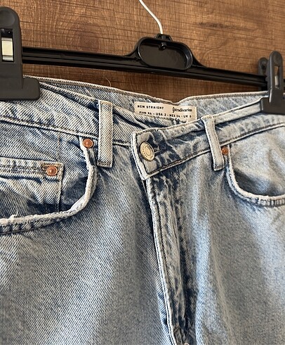 xs Beden Stradivarius Çarpraz Düğmeli Jeans Kot Pantolon