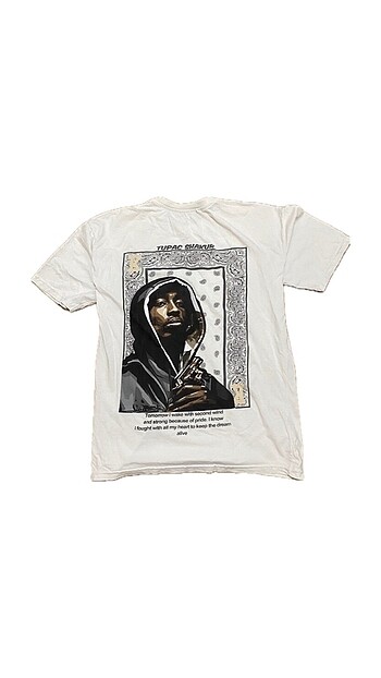 Tupac Shakur Beyaz Tshirt