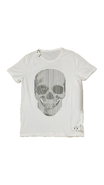 Unisex Kuru Kafa Detay Designer Tshirt