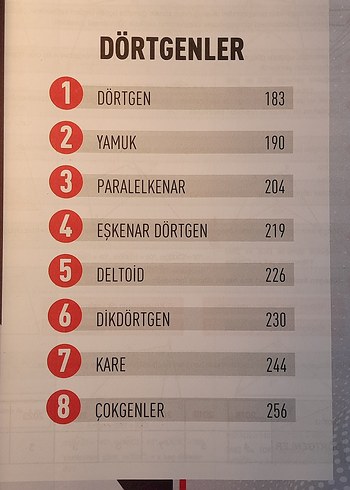  Beden Renk Mikro Orijinal TYT-AYT Geometri Soru Bankası