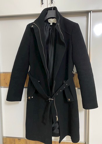 İpekyol Uzun Siyah Kadın Kaban - Görsel 2