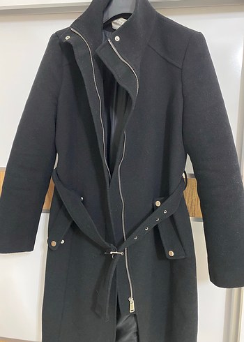 İpekyol Uzun Siyah Kadın Kaban - Görsel 4