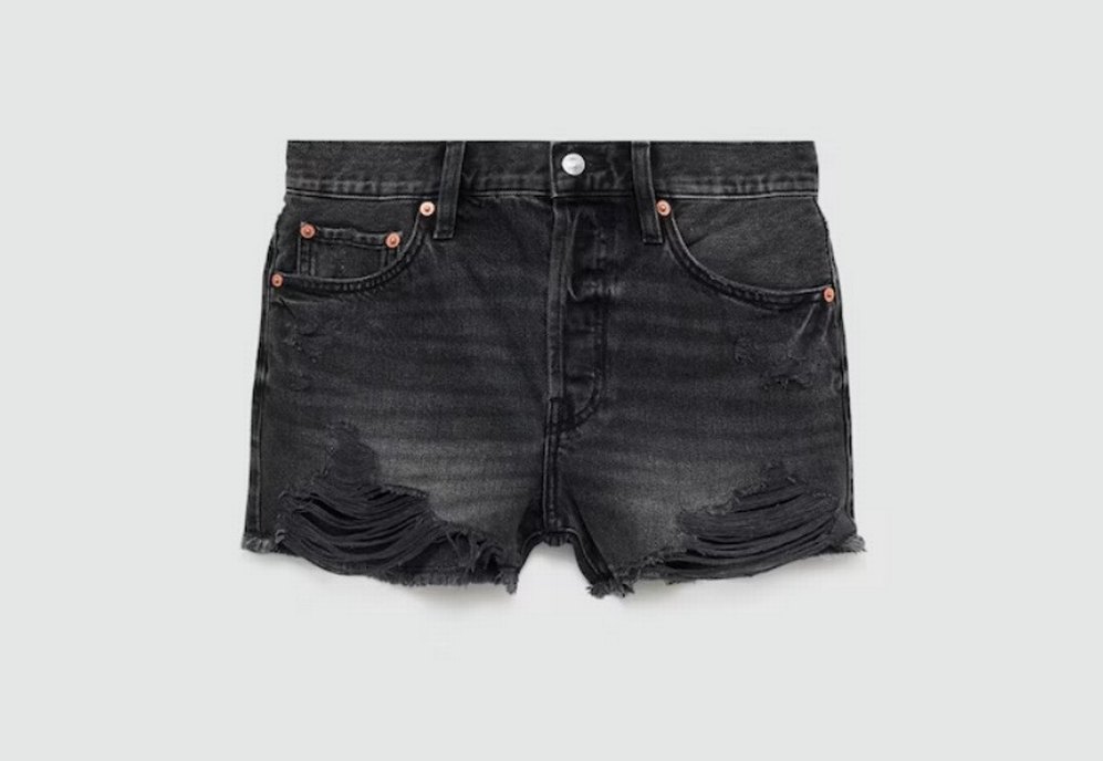 Mango kot şort - Görsel 5