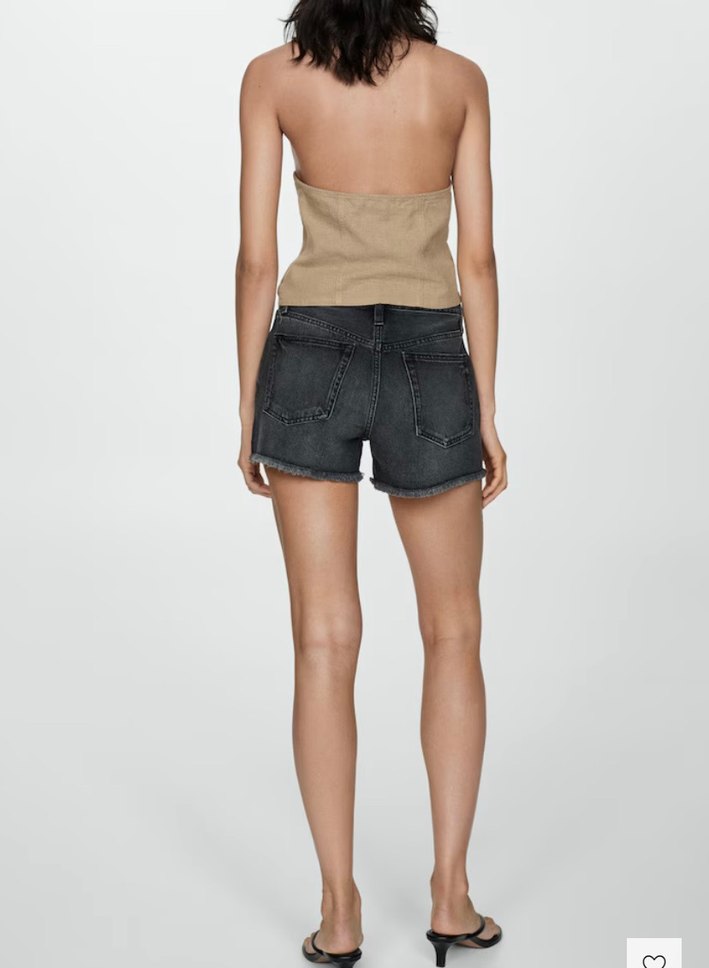 Mango kot şort - Görsel 3