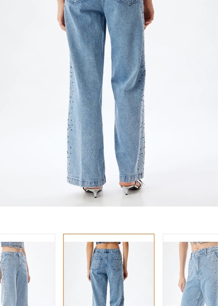 taşlı pantolon - Görsel 3