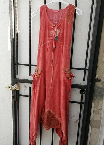 Türkeli Butik Kızıl Otantik Elbise