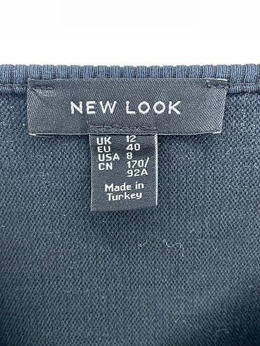 40 Beden siyah Renk New Look Kısa Elbise %70 İndirimli.
