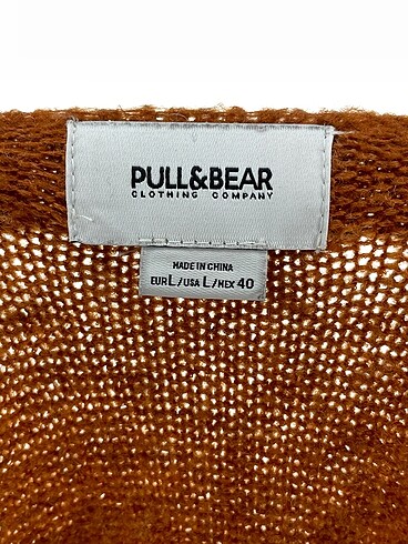 l Beden kahverengi Renk Pull and Bear Kazak / Triko %70 İndirimli.