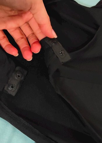 Kahverengi Yüksek Yakalı Kadın Bluz - Görsel 3