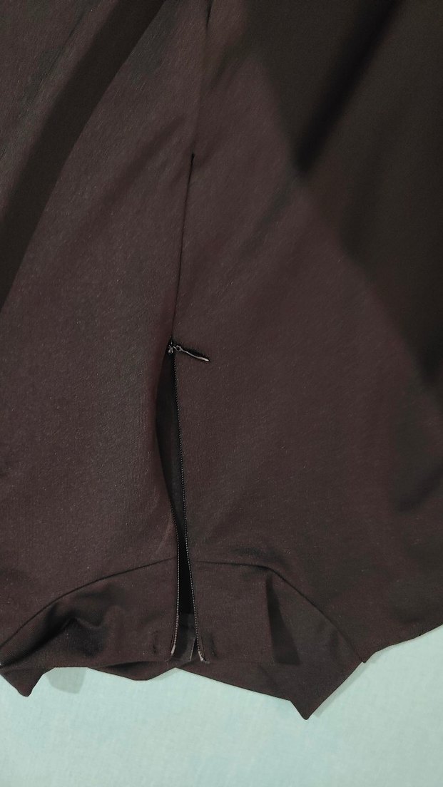 Kahverengi Yüksek Yakalı Kadın Bluz - Görsel 2