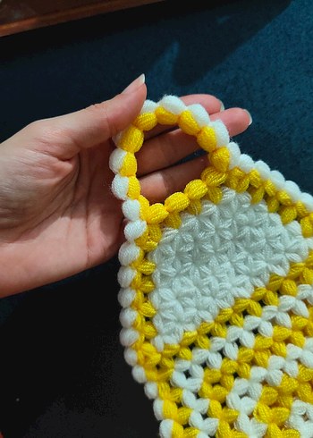 Sarı Beyaz Renkli Banyo Lifi - Görsel 2