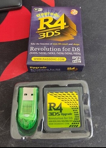 Nintendo R4 Card Kutulu - Türkçe Arayüz - Ds Dsi 2ds 3ds Xl 