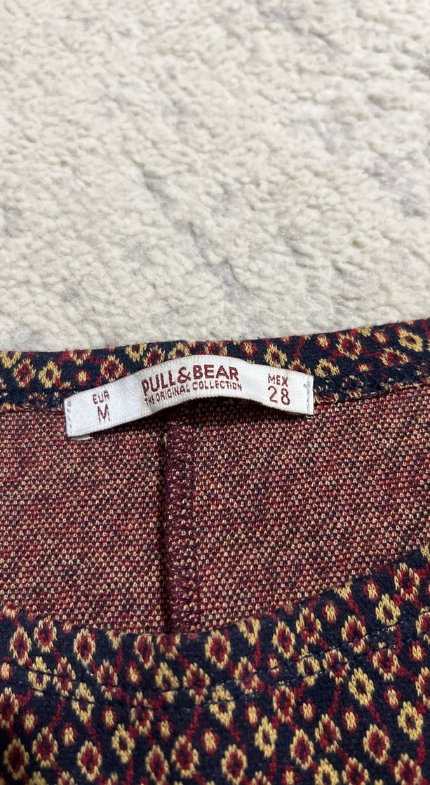 Bohem Tarzı Kısa Kollu Midi Elbise - Görsel 2