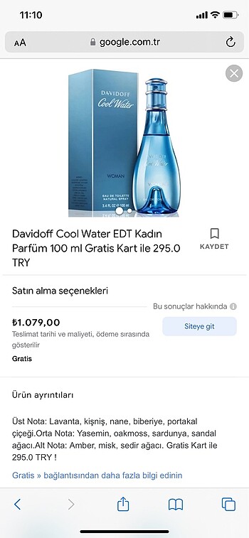 davidoff cool water woman parfüm