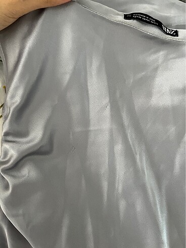 xs Beden zara saten elbise