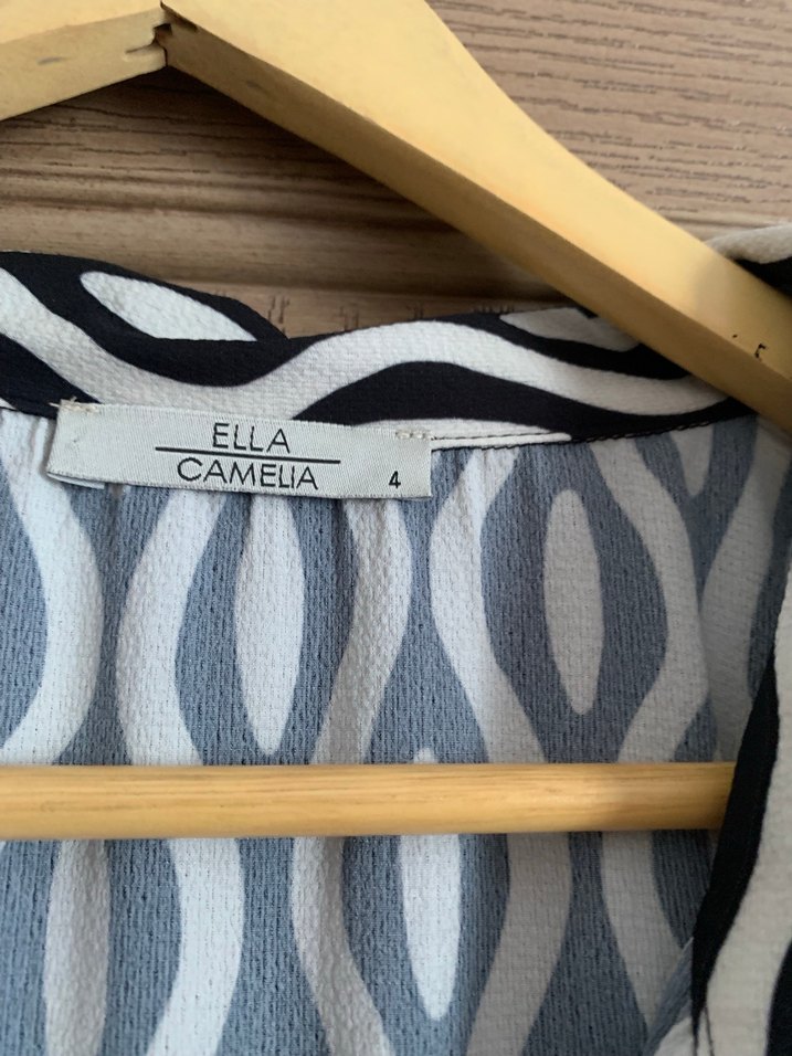 Düğmeli Bohem Desenli Kadın Gömlek - Görsel 2