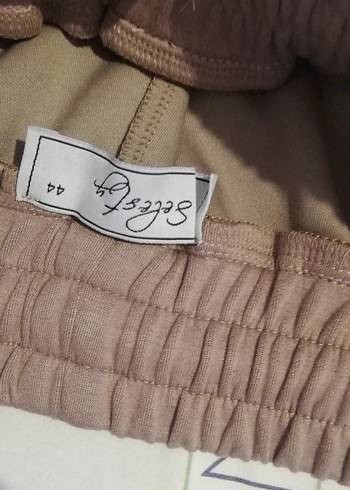 Bej Fermuarlı  Eşofman Altı - Görsel 3