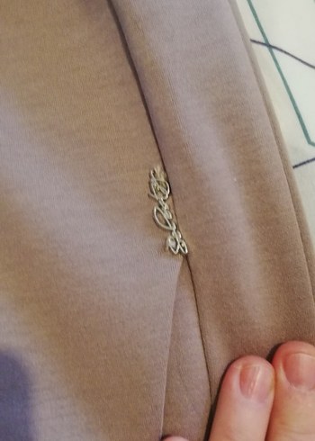 Bej Fermuarlı  Eşofman Altı - Görsel 4