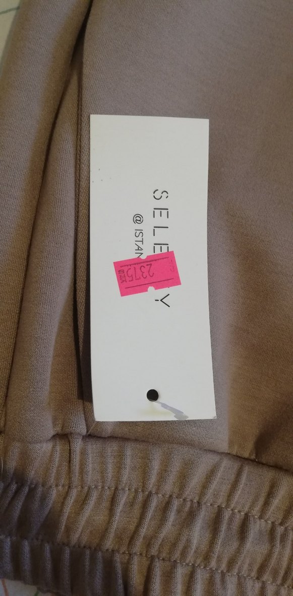 Bej Fermuarlı  Eşofman Altı - Görsel 2