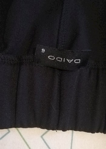 Siyah Parlak İşlemeli Kadın Kumaş Pantolon - Görsel 5