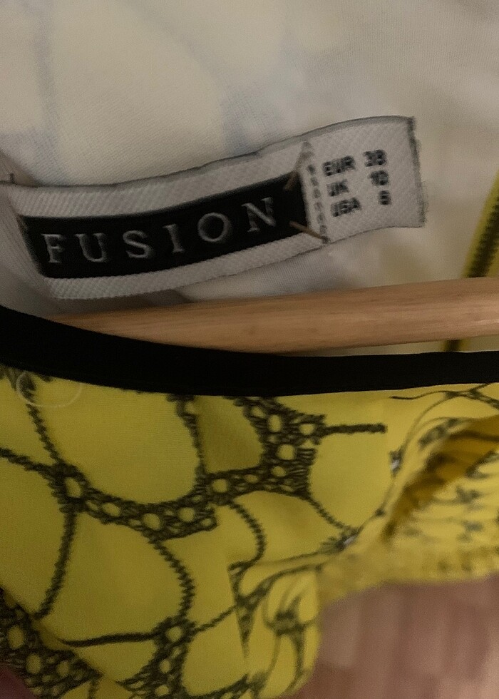 Sarı şık elbise - Görsel 2