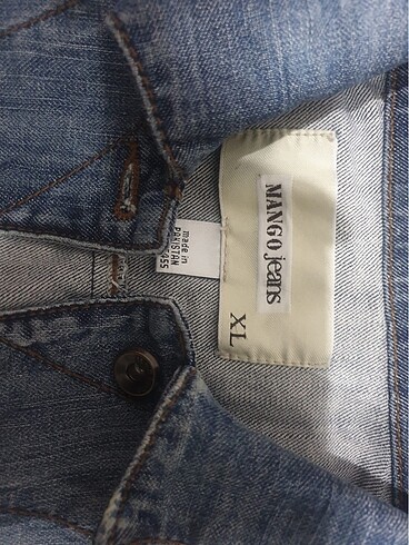 xl Beden Crop kot ceket