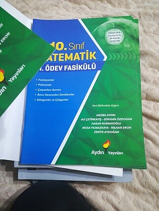  Beden aydın yayınları 10.sınıf Mat fasikül