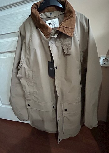 Bej erkek mont - Görsel 2