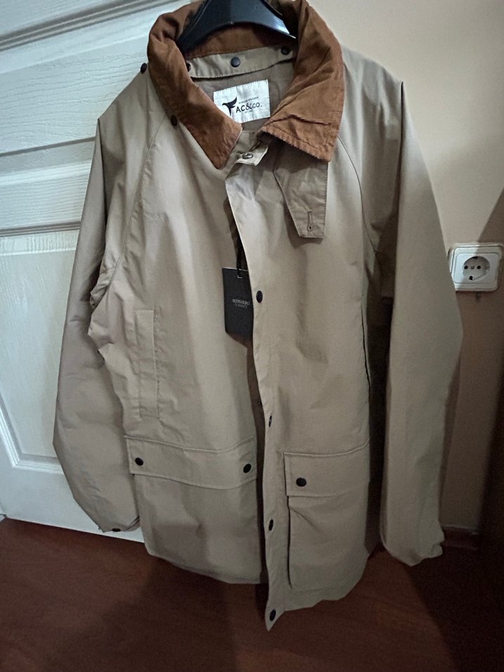 Bej erkek mont - Görsel 2