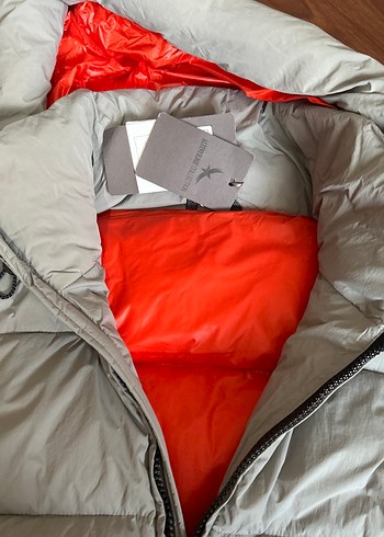 Gri erkek mont - Görsel 2