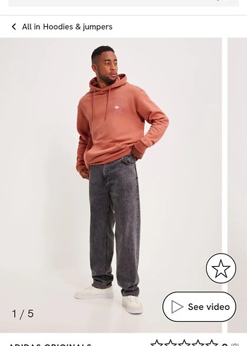 Erkek Somon Tie-Dye Sweatshirt - Görsel 3