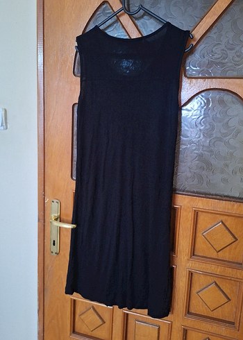 Püsküllü Siyah Bohem Elbise - Görsel 3