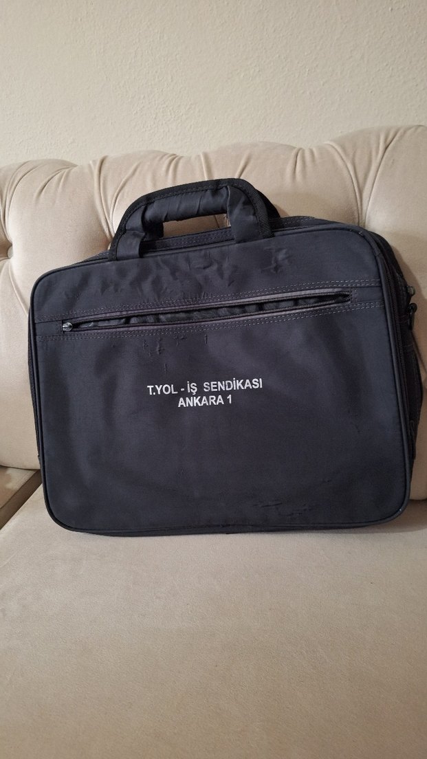 Siyah Ofis Laptop Çantası - Görsel 2