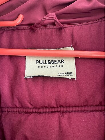 Pull and Bear Pull & bear vişne rengi şişme mont